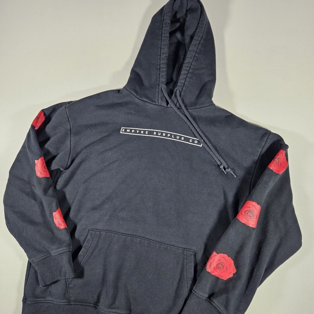 Empyre Surplus Co Hoodie 1999 Rose Graphic Skatecore Gorpcore Streetwear‎